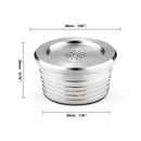 STEEL COFFEE - Cápsulas Reutilizáveis de Inox para Cafeteiras Delta Q - I Love Café