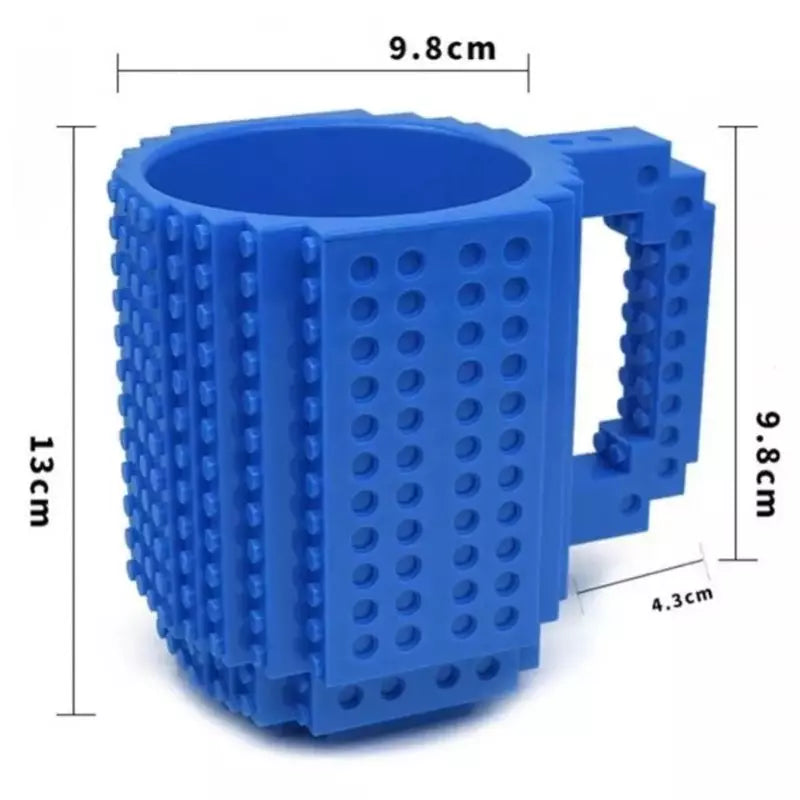 Caneca Geek Blocks Azul