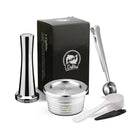 STEEL COFFEE - Cápsulas Reutilizáveis de Inox para Cafeteiras Delta Q - I Love Café