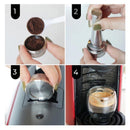 STEEL COFFEE - Cápsulas Reutilizáveis de Inox para Cafeteiras Delta Q - I Love Café