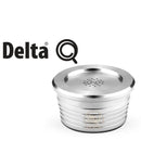STEEL COFFEE - Cápsulas Reutilizáveis de Inox para Cafeteiras Delta Q - I Love Café