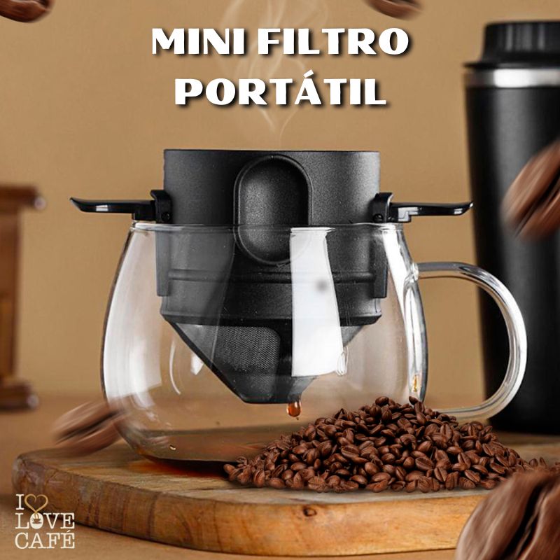 Mini - Filtro de Café Portátil - I Love Café