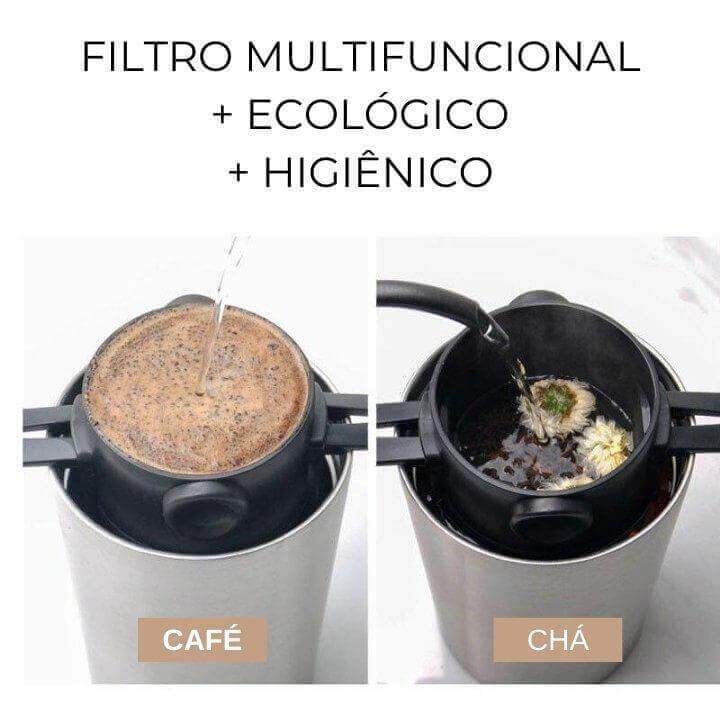 Mini - Filtro de Café Portátil - I Love Café