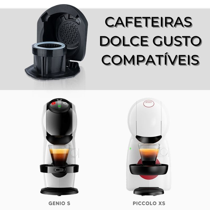 NES2DOLCE - Adaptador de Nespresso para Cafeteiras Dolce Gusto Genio S e Genio Plus - I Love Café