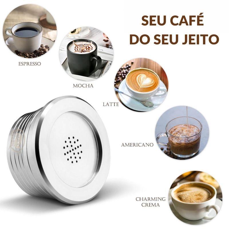 STEEL COFFEE - Cápsulas Reutilizáveis de Inox para Cafeteiras Delta Q - I Love Café