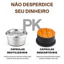 STEEL COFFEE - Cápsulas Reutilizáveis de Inox para Cafeteiras Delta Q - I Love Café