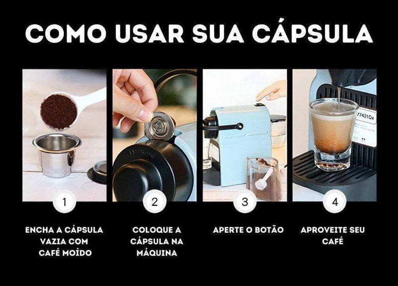 Cápsulas de café reutilizables Domestic para Nespresso 2 u