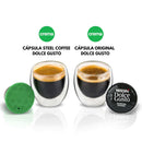 STEEL COFFEE - Cápsulas Reutilizáveis para Cafeteiras Dolce Gusto - I Love Café