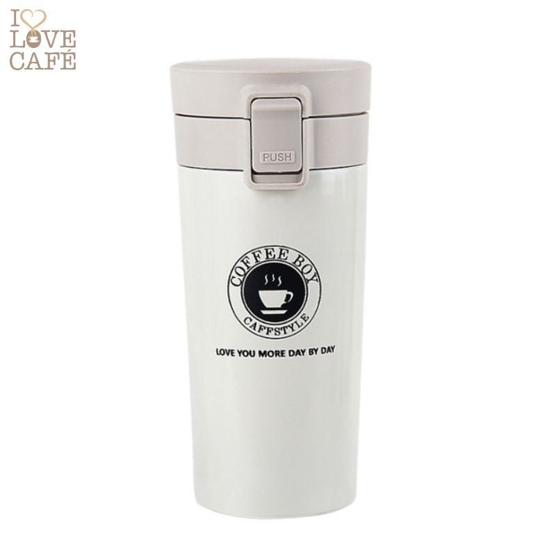 THERMO CUP - Caneca Térmica Anti-Vazamento 380 ml - I Love Café